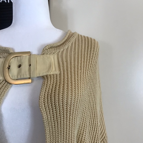 RARE Stella McCartney Oversized Buckle Knit Draped Cardigan Sweater - Picture 2 of 8